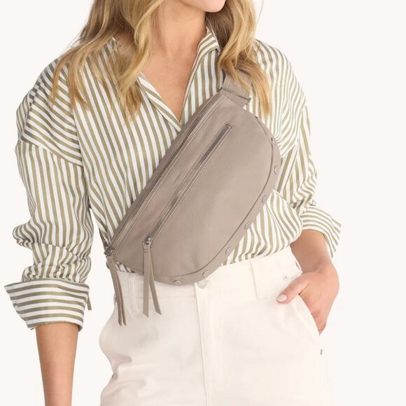 Hammitt Handbags - Hammitt Charles Crossbody Pewter/Brushed Silver LARGE